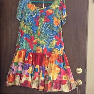 Jams World Colorful Floral Mini Dress